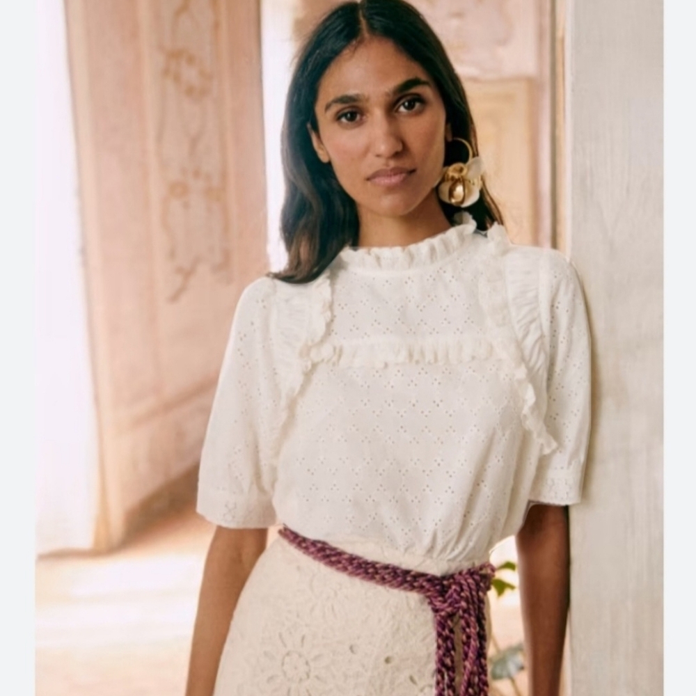 Sezane Theo Blouse Size 2
